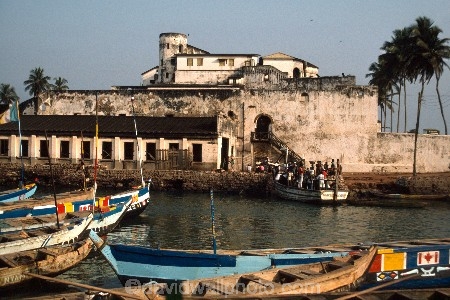 african;fishing;ocean;sea;atlantic;elmina;ghana;ghanain;west-africa;castle;castles;fort;forts;fortresses;slaving;slave-fort;historic;historical;boat;boats;fishing-boat;fishing-boats;traditional;travel;africa;african