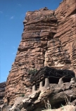 dogon;dogons;cliff;cliffs;bluff;bluffs;dweller;dwellers;tomb;tombs;grave;graves;sahel;escarpments;tradition;traditional;traditions;culture;cultures;cultural;people;peoples;thatch;thatched;roof;rooves;mud-hut;granery;graneries;granery;granaries;straw-roof;grass-rooves;tribal;tribe;african;villages;tellem;mali-;malian;africa;african;sahel;bandiagara;escarpment;irelli;ireli;west-africa;architecture;architectural;togu-na;toguna;mens-meeting-place;carved;carving