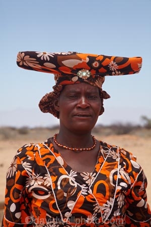 adorn;adornment;adornments;Africa;African;costume;costumes;cultural;cultural-exchange;culture;cultures;Erongo-Region;female;hat;hats;Herero;Herero-woman;Herero-women;Hereros;indigenous;indigenous-people;indigenous-tribe;Namib-Desert;Namibia;native;shell;Southern-Africa;tibe;tradition;traditional;traditional-clothing;traditional-costume;traditional-dress;traditions;tribal;Uis