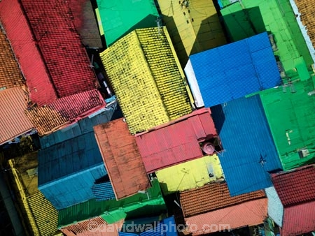 Indonesia;aerial;aerial-photo;aerial-photograph;aerial-photographs;aerial-photography;aerial-photos;aerial-view;aerial-views;aerials;drone-aerial;drone;Malang;Java;East-Java;Indonesia;Roof;roofs;rooves;Kampung-Warna-Warni;Kampung;Warna-Warni;Kampung-Warna_Warni;Warna_Warni;tourism;travel;Asia;South-East-Asia;Southeast-Asia