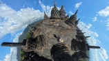 Borobudur;Borobudur-Temple;Yogyakarta;Java;Indonesia;Asia;South-East-Asia;Southeast-Asia;Jogja;Jogjakarta;UNESCO-World-Heritage-Site;Buddhist-temple;Buddhist-temples;historic;historical;religious-monuments;religious-site;ruin;ruins;abandon;abandoned;ancient-temple;ancient-temples;temple-ruins;Buddhism;stone;stone-building;stonework;tourist-attraction;tourist-site;fisheye;fisheye-lens-extreme-fisheye