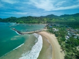 Indonesia;aerial;aerial-photo;aerial-photograph;aerial-photographs;aerial-photography;aerial-photos;aerial-view;aerial-views;aerials;drone-aerial;drone;Java;East-Java;Indonesia;Asia;South-East-Asia;Southeast-Asia;Banyuwangi-Region;Sumberagung;Pancer;Pantai-Lampon;Pancer-Hamlet;Dusun-Pancer;Pantai;Pantai-Pancer;beach;beaches;coast;coastline;breakwater;breakwaters;bulwark;bulwarks;coast;coastal;coastline;coastlines;coasts;groyne;groynes;mole;moles;seawall;seawalls;shore;shoreline;shorelines;shores;harbor;harbors;harbour;harbours;marina;marinas