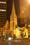 Albert-Street-Uniting-Church-Me;Australia;Brisbane;cathedral;church;churches;floodlighting;floodlit;historic;historical;illuminate;illuminated;illumination;night;night-time;Presbyterian;Queensland;religion;religions;spire;spires