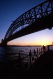 Sydney;Harbour;harbours;harbor;harbors;Bridge;Australia;bridges;light;Sydney-Harbour-Bridge;sunset;twilight;silhouette