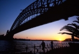 Sydney;Harbour;harbours;harbor;harbors;Bridge;Australia;bridges;light;Sydney-Harbour-Bridge;sunset;twilight;silhouette