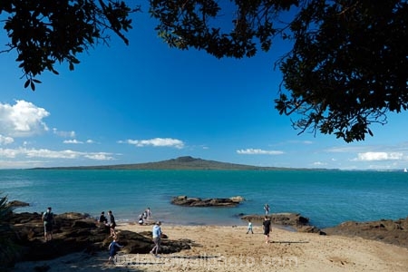 Auckland;beach;beaches;Devonport;Hauraki-Gulf;Maungauika;N.I.;N.Z.;New-Zealand;NI;North-Auckland;North-Head;North-Head-Historic-Reserve;North-Is;North-Island;North-Shore;Nth-Is;NZ;people;person;pohutukawa-tree;pohutukawa-trees;Rangitoto-Is;Rangitoto-Island;volcanic;volcanic-cone;volcanic-cones;volcano;volcanoes