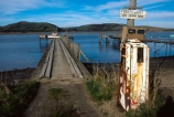 abandoned;bowser;Catlins;Derelict-Petrol-Pump;jetty;New-Zealand;nz;petrol-bowser;Pier;piers;sign;signage;South-Island;Southland;Waikawa;Waikawa-Harbour;warning;wharf;wooden
