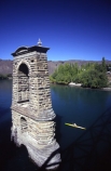 river;rivers;bridge;bridges;support;ruin;reminder;historic;historical;surviving;kayaker;kayak;sea-kayak;canoe;boat;paddler;goldrush;gold-rush;goldfields;gold-fields