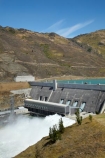 Central-Otago;Clyde;Clyde-Power-Station;Lake-Dunstan;N.Z.;New-Zealand;NZ;overflow;power-house;powerhouse;S.I.;SI;South-Is.;South-Island;spray