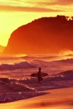 beaches;dusk;last-light;ocean;orange;pacific;sand;sea;surf;surf-board;surfers;wave;waves
