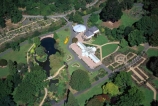 aerial;aerials;dunedin;garden;botanic-gardens;botanical;gardens;green;plants;rose-garden;duck-pond