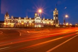 1906;architecture;building;buildings;car-lights;clock;clock-tower;clock-towers;Dunedin;Dunedin-Railway-Station;dusk;evening;Flemish-Renaissance-style;flood-light;flood-lights;flood-lit;freight;George-A-Troup;Gingerbread-George;heritage;historic;historic-building;historic-buildings;Historic-Railway-Station;historical;historical-building;historical-buildings;history;light;light-trails;lights;N.Z.;New-Zealand;night;night-night-time;night-time;night_time;nightfall;nighttime;NZ;old;Otago;platform;platforms;rail;rail-station;rail-stations;railroad;railroads;rails;railway;Railway-Station;railway-stations;railways;S.I.;SI;South-Island;sunset;sunsets;tail-lights;track;tracks;tradition;traditional;traffic;train;train-station;train-stations;trains;transport;transportation;twilight