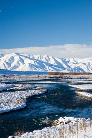Ahuriri-River;cold;freeze;freezing;N.Z.;New-Zealand;North-Otago;NZ;Otago;river;rivers;S.I.;season;seasonal;seasons;SI;snow;snowy;South-Island;Waitaki-District;white;winter;wintery