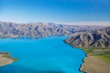 aerial;aerial-image;aerial-images;aerial-photo;aerial-photography;aerial-photos;aerials;aqua;blue;Haldon-Arm;lake;Lake-Benmore;lakes;New-Zealand;North-Otago;Otago;South-Island;teal;turquoise;Waitaki;Waitaki-District;Waitaki-Valley;water