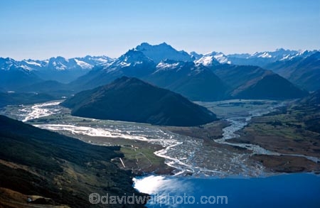 river;meeting;mountain;mountaineous;river-valley;sunlight;glint;height;high;snowline;snowy;peak;peaks;river-systems