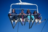 family;mother;mothers;children;son;daughter;ski;skiers;skier;skiing;chair-lift;holiday;skis
