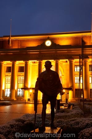 architectural;architecture;building;buildings;capital;capitals;column;columns;dark;dusk;evening;flood-lighting;flood-lights;flood-lit;flood_lighting;flood_lights;flood_lit;floodlighting;floodlights;floodlit;heritage;historic;historic-building;historic-buildings;historical;historical-building;historical-buildings;history;light;lights;Mahatma-Gandhi;N.I.;N.Z.;New-Zealand;NI;night;night-time;night_time;North-Is;North-Island;NZ;old;rail-station;rail-stations;railroad;railroads;railway;railway-station;railway-stations;railways;statue;statues;tradition;traditional;train-station;train-stations;transport;transportation;Wellington;Wellington-Railway-Station