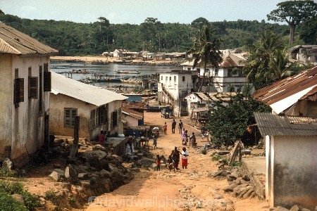 africa;african;africans;coast;sea;ocean;atlantic;ghana;ghanain;african;west-africa;africa;dixcove;dix-cove;historic;historical;gold-coast;slaving;slavery;slave-trade;village;delapidated;run-down-;derelict;village;street;dirt
