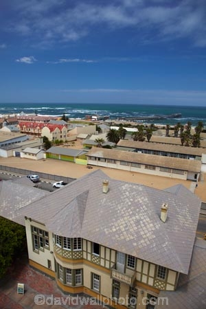 Africa;Atlantic-Coast;Atlantic-Ocean;building;buildings;Damara-Tower;heritage;historic;historic-building;historic-buildings;historical;historical-building;historical-buildings;history;lookout;lookouts;Namibia;old;Southern-Africa;Swakopmund;tower;towers;tradition;traditional;Woermann-House;Woermann-Tower;Woermannhaus