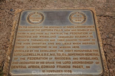 16-November-1855;Africa;centenary;centenial;David-Livingstone;discovery;Dr-Livingstone;explorer;explorers;historic;historical;Livingstone;plaque;plaques;public-statue;public-statues;Southern-Africa;statue;statues;V.F.;VF;Vic-Falls;Vic.-Falls;Victoria-Falls;Zimbabwe