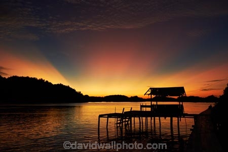 Misool;Raja-Ampat;Indonesia;Asia;Southeast-Asia;South-East-Asia;Western-Indonesia;Southwest-Papua;West-Papua;dusk;evening;nightfall;orange;sky;sunset;sunsets;twilight;Misool-archipelago;Yamnini-Homestay;inner-archipelago;jetty;jetties;wharf;wharfs;wharves;pier;piers;over-water;homestay;home-stay;over-water-homestay;over_water-homestay;Yamnini;Millekul;Millekul-Adventures;Misool-archipelago