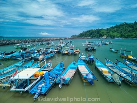 Indonesia;aerial;aerial-photo;aerial-photograph;aerial-photographs;aerial-photography;aerial-photos;aerial-view;aerial-views;aerials;drone-aerial;drone;Java;East-Java;Indonesia;Asia;South-East-Asia;Southeast-Asia;Banyuwangi-Region;Sumberagung;Pancer;Pantai-Lampon;Pancer-Hamlet;Dusun-Pancer;Longboat;longboats;narrow-boat;narrow-boats;boat;boats;motor-boat.-motorboat;motor-boats;motorboats;sampan;traditional-fishing-boat;traditional-boat;fishing-boat;blue;blue-boat;blue-boats;harbor;harbors;harbour;harbours;marina;marinas