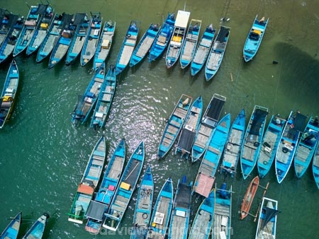 Indonesia;aerial;aerial-photo;aerial-photograph;aerial-photographs;aerial-photography;aerial-photos;aerial-view;aerial-views;aerials;drone-aerial;drone;Java;East-Java;Indonesia;Asia;South-East-Asia;Southeast-Asia;Banyuwangi-Region;Sumberagung;Pancer;Pantai-Lampon;Pancer-Hamlet;Dusun-Pancer;Longboat;longboats;narrow-boat;narrow-boats;boat;boats;motor-boat.-motorboat;motor-boats;motorboats;sampan;traditional-fishing-boat;traditional-boat;fishing-boat;blue;blue-boat;blue-boats;harbor;harbors;harbour;harbours;marina;marinas