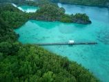 Indonesia;aerial;aerial-photo;aerial-photograph;aerial-photographs;aerial-photography;aerial-photos;aerial-view;aerial-views;aerials;drone-aerial;drone;Misool;Raja-Ampat;West-Papua;Southwest-Papua;Misool-Is;Misool-Island;island;islands;Misool-archipelago;inner-archipelago;archipelago;Dapunlol-jetty;Dapunlol-Island;Dapunlol;Dapunlol-area;tourism;travel
