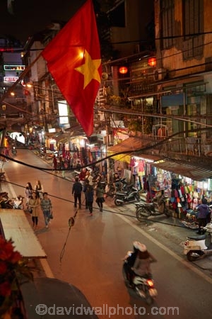 alley;alleys;alleyway;alleyways;Asia;back-street;back-streets;backstreet;backstreets;bike;bikes;dark;dusk;evening;flag;flags;Hanoi;Hanoi-Old-Quarter;lane;lanes;laneway;laneways;light;lighting;lights;motorbike;motorbikes;motorcycle;motorcycles;motorscooter;motorscooters;night;night-time;night_time;Old-Quarter;people;person;red-flag;red-flags;scooter;scooters;South-East-Asia;Southeast-Asia;step_through;step_throughs;street;street-scene;street-scenes;streets;twilight;Vietnam;Vietnam-Flag;Vietnam-Flags;Vietnamese;Vietnamese-Flag;Vietnamese-Flags