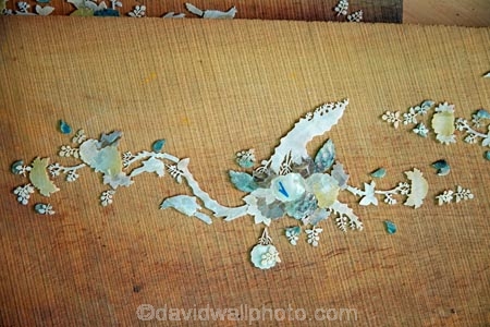 Asia;Asian;handcraft;handcrafted;handcrafts;handicraft;handicrafts;handmade;inlaid-mother-of-pearl;made-by-hand;marquetry;Mekong-Delta;mother-of-pearl;mother-of-pearl-inlay;nacre;South-East-Asia;Southeast-Asia;Tien-Giang;Tien-Giang-Province;Vietnam;Vietnamese