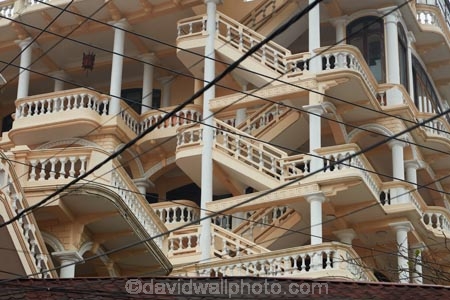 architecture;Asia;ballustrade;ballustrades;Ninh-Binh;Ninh-Bình-province;Ninh-Hai;Northern-Vietnam;power-wires;South-East-Asia;Southeast-Asia;stair-stairs;stairway;stairways;Van-Lam-Village;Vietnam;Vietnamese;wire;wires