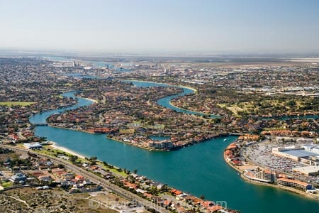 Adelaide;aerial;aerial-photo;aerial-photography;aerial-photos;aerial-view;aerial-views;aerials;Australasian;Australia;Australian;lagoon;S.A.;SA;South-Australia;waterway;waterways;West-Lakes;West-Lakes-Mall