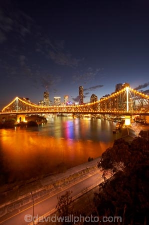 Australasia;Australia;Australian;Brisbane;Brisbane-River;dark;dusk;evening;light;lights;night;night-time;night_time;nightfall;Petrie-Bight;Qld;Queensland;river;rivers;sky;Story-Bridge;twilight