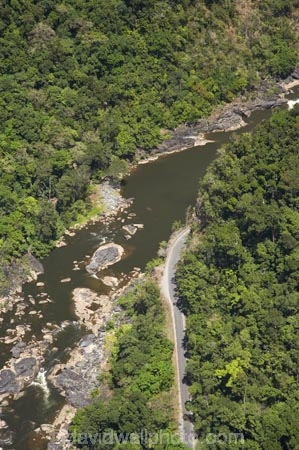 aerial;aerial-photo;aerial-photograph;aerial-photographs;aerial-photography;aerial-photos;aerial-view;aerial-views;aerials;Australasian;Australia;Australian;Barron-Gorge;Barron-Gorge-National-Park;Barron-River;Cairns;gorge;gorges;North-Queensland;Qld;Queensland;rivers;road;roads;tropical-rainforest;tropical-rainforests;valley;valleys