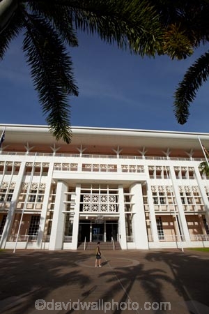 Australasian;Australia;Australian;Darwin;Darwin-Parliament-House;entrance;N.T.;Northern-Territory;Northern-Territory-Government;Northern-Territory-Legislative-Assembly;Northern-Territory-Parliament-House;NT;palm-tree;palm-trees;Parliament-House;people;person;Post-Modern-Architecture;Post-Modern-Style;Top-End