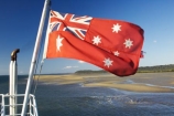 australasia;Australia;australian;Australian-Red-Ensign;blow;blowing;cruise;ferries;ferry;Flag;flags;flutter;Fraser-Island;great-sandy-n.p.;great-sandy-national-park;great-sandy-np;icon;icons;Maritime;maritime-flag;Queensland;red-ensign;star;stars;symbol;symbols;union-jack;wind;windy