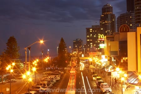 australasia;Australia;dark;esplanade;Gold-Coast;holiday;holidays;light;lights;night;night-life;night-time;night_life;night_time;nightlife;Queensland;Surfers-Paradise;tourism;traffic;travel;vacation;vacations