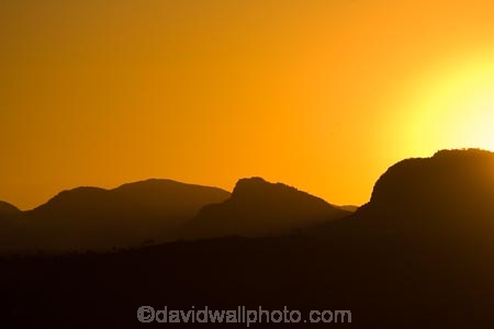 Alice-Springs;Australasia;Australia;Australian;Australian-Outback;Central-Australia;dusk;evening;N.T.;nightfall;Northern-Territory;NT;orange;Outback;sky;sunset;sunsets;twilight;West-MacDonnell-Ranges