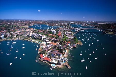 Drunnoyne;Bay;Wrights;Point;Gladesville;Bridge;bridges;Sydney;Australia;aerial;aerials;parramatta-river;parramatta;river