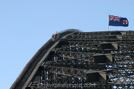 sydney;australia;bridge;climb;bridges;climber;silhouette;high;adventure;tourism;tourist;exciting;harbor;harbour;harbors;harbours;tourists;exciting;climbers;view-;flag;flags;landmark;landmarks;icon;icons