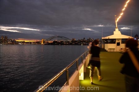 Australasia;Australia;dusk;evening;evening-cruise;N.S.W.;New-South-Wales;night;night-time;NSW;Sydney;Sydney-Harbor;Sydney-Harbor-Bridge;Sydney-Harbour;Sydney-Harbour-Bridge;tour-boat;tour-boats;tourism;tourist;tourist-boat;tourist-boats;tourist-cruise;twilight;water