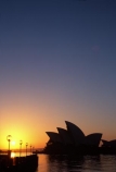 sydney;australia;harbor;harbors;harbours;harbours;sunrise;dawn;silhouette;icon;icons;landmark;landmarks;symbol;orange;opera-house;opera;house;water;lamps;lamp;light;lights