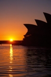 sydney;australia;harbor;harbors;harbours;harbours;sunrise;dawn;silhouette;icon;icons;landmark;landmarks;symbol;orange;opera-house;opera;house;water;lamps;lamp;light;lights