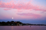 Australasia;Australia;break-of-day;calm;dawn;dawning;daybreak;first-light;moon;moons;morning;N.S.W.;New-South-Wales;NSW;pink;placid;quiet;reflection;reflections;serene;smooth;still;sunrise;sunrises;sunup;Sydney;Sydney-Harbor;Sydney-Harbour;tranquil;twilight;water