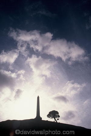 landmark;lone;memorial;pine;silhouette;sky;tree