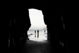 beach;beaches;Cathedral-Cave;cathedral-caves;catlins;Catlins-Coast;cave;cavern;caverns;cavers;caves;caving;coast;coastal;coastline;explore;explorers;exploring;geological;geology;grotto;grottos;New-Zealand;people;person;reflection;reflections;rock-formation;rock-formations;sand;sandy;scenic;shore;shoreline;South-Island;south-otago;southland;stone