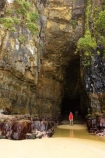 beach;beaches;Cathedral-Cave;cathedral-caves;catlins;Catlins-Coast;cave;cavern;caverns;cavers;caves;caving;coast;coastal;coastline;explore;explorers;exploring;geological;geology;grotto;grottos;New-Zealand;people;person;rock-formation;rock-formations;sand;sandy;scenic;shore;shoreline;South-Island;south-otago;southland;stone