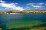 aqua-blue;Central-Otago;Cromwell;green;lake;Lake-Dunstan;lakes;N.Z.;New-Zealand;NZ;Otago;Pisa-Range;S.I.;SI;South-Is;South-Island;Southern-Lakes-Region;Sth-Is;teal