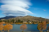 Altocumulus-lenticularis;autuminal;autumn;autumn-colour;autumn-colours;autumnal;blue-skies;blue-sky;Cairnmuir-Ra;Cairnmuir-Range;Central-Otago;cloud;clouds;color;colors;colour;colours;Cornish-Point;Cornish-Pt;Cromwell;deciduous;fall;gold;golden;Kawarau-Arm;lake;Lake-Dunstan;lakes;leaf;leaves;lens_shaped-cloud;lens_shaped-clouds;lenticular-cloud;Lenticular-clouds;N.Z.;New-Zealand;NZ;Otago;S.I.;season;seasonal;seasons;SI;skies;sky;South-Island;Sth-Is;Sth-Is.;tree;trees;yellow