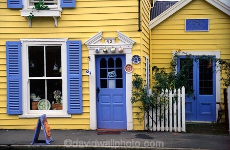 blue;color;colors;colour;colours;door;doors;historical;old;picket;quaint;shop;shops;shutter;shutters;window;windows;yellow